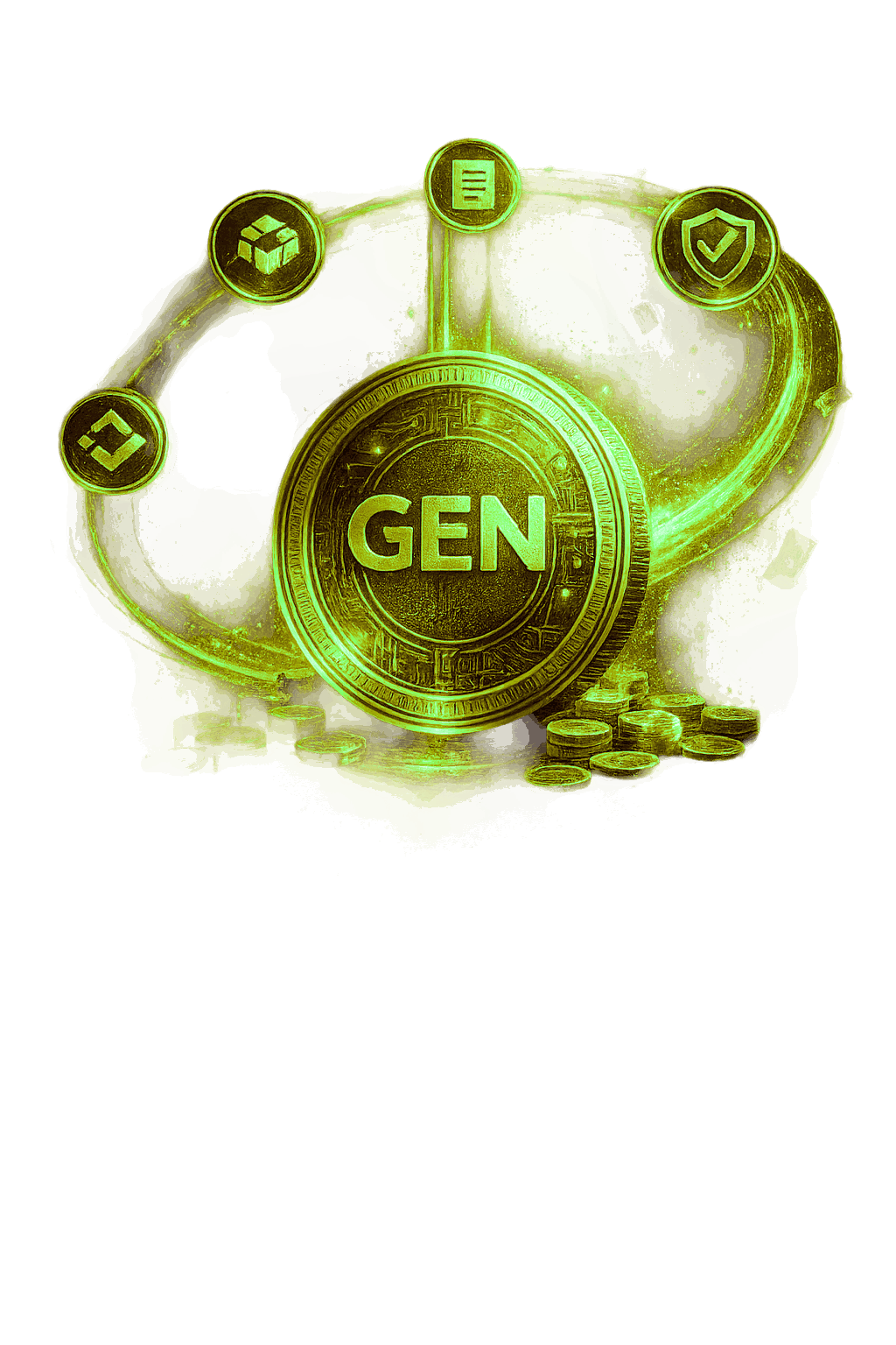 GEN token crest artwork